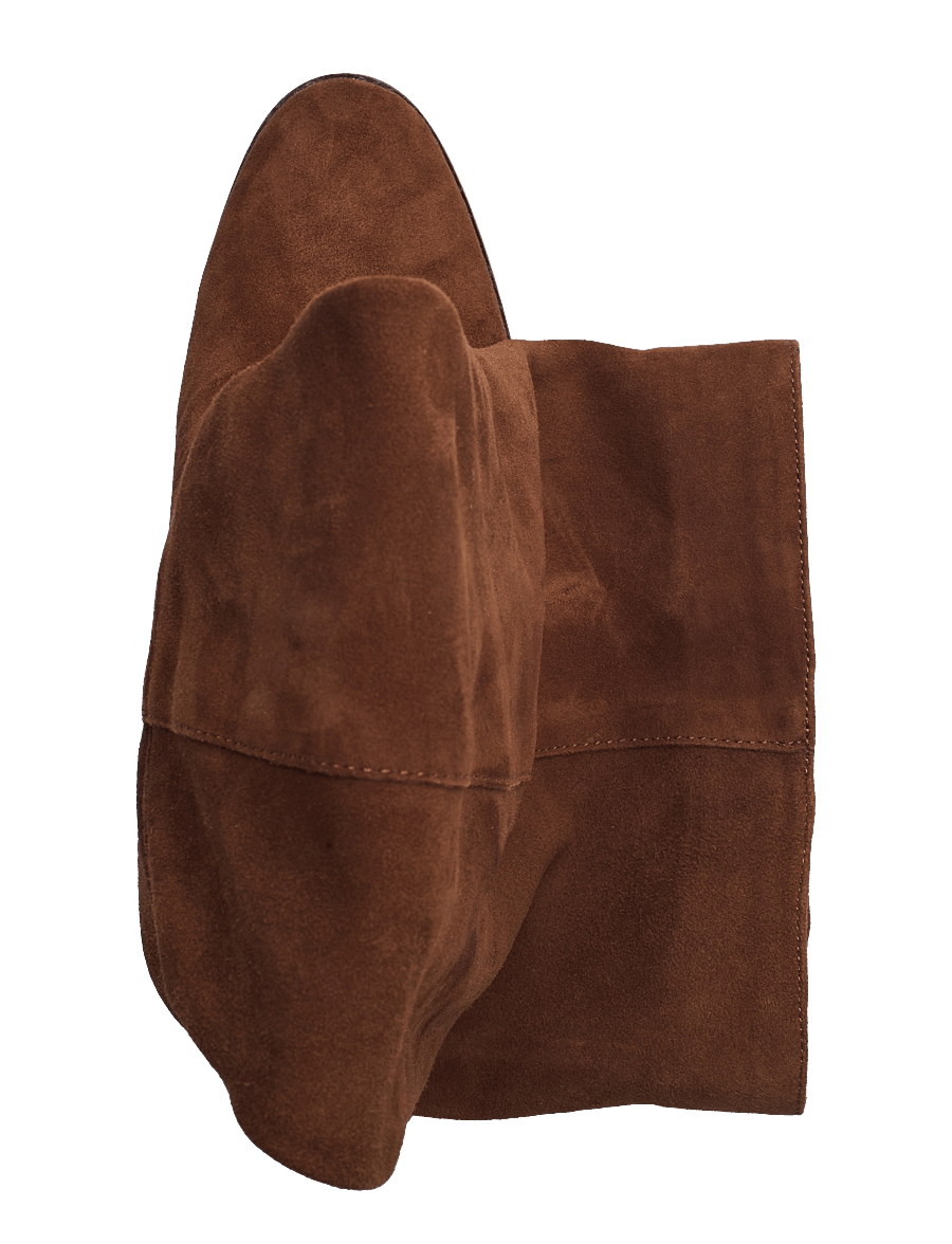 Lauren Ralph Lauren - SHEEP SUEDE-ARTIZAN TALL-BO-TAL - langskaftede støvler - tobacco - 3