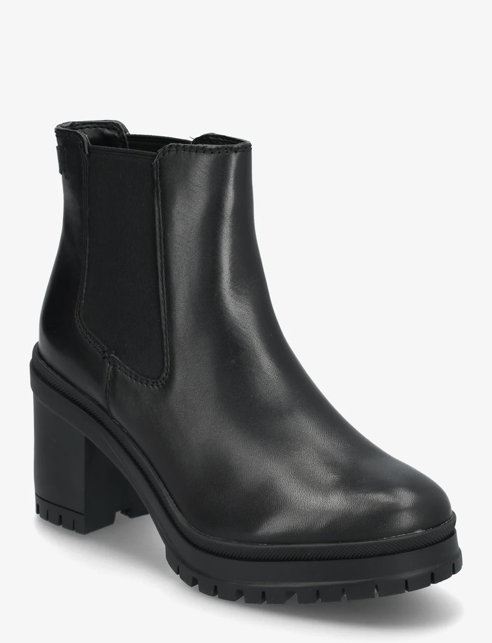 Lauren Ralph Lauren - Cailie Leather Bootie - botki na obcasie - black - 0