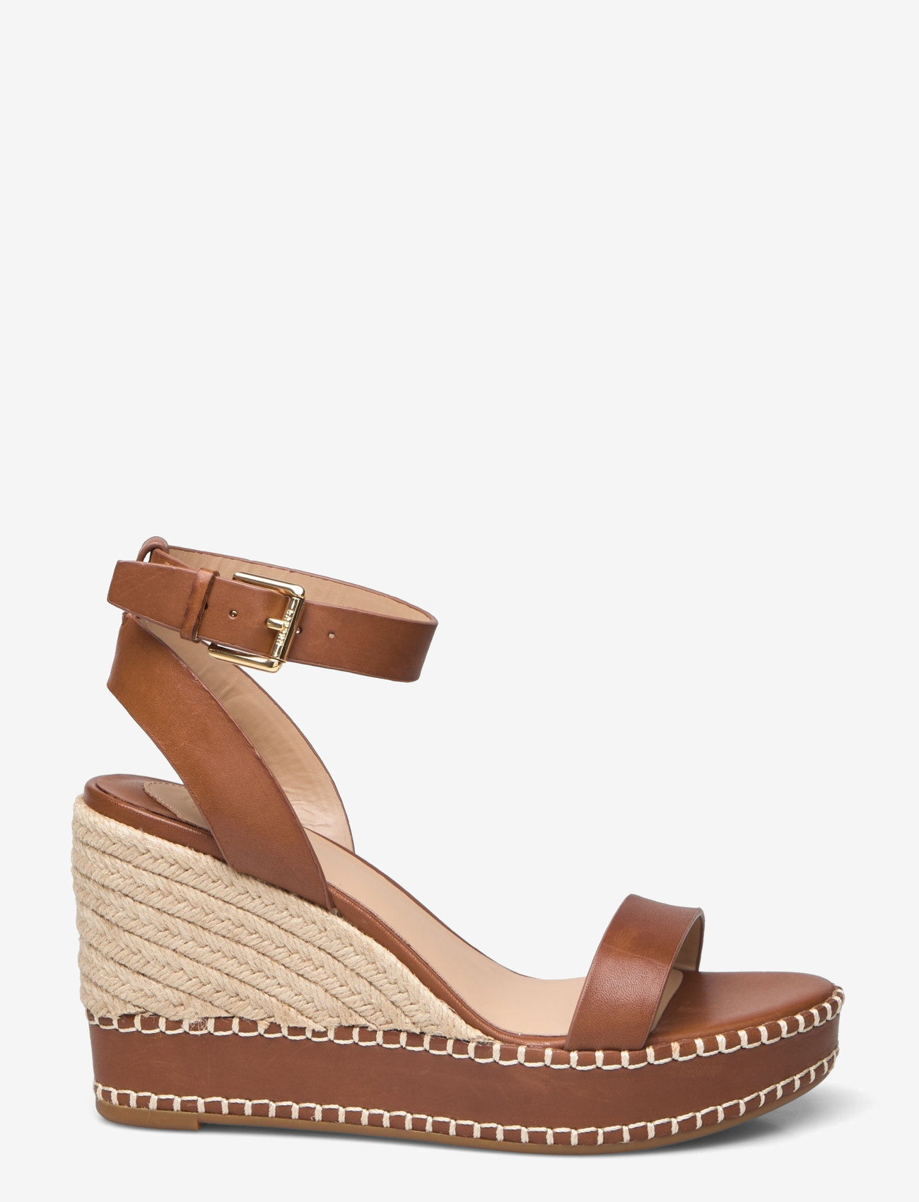 Lauren Ralph Lauren - Hilarie Burnished Leather Espadrille - espadrillid - deep saddle tan - 1