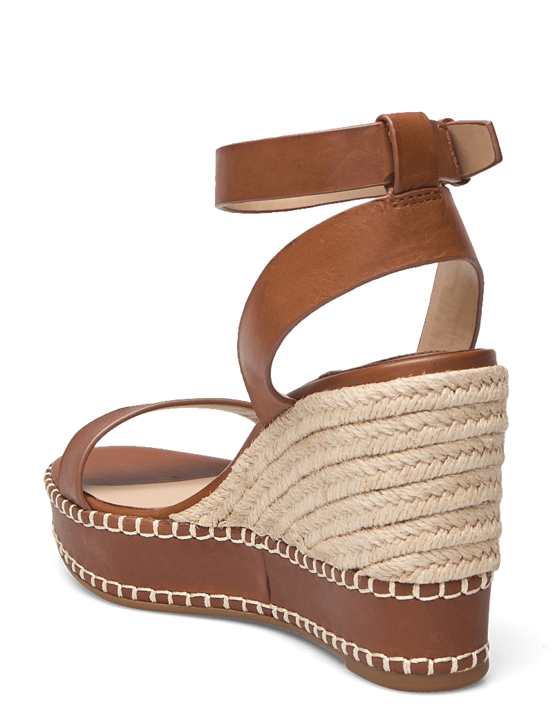 Lauren Ralph Lauren - Hilarie Burnished Leather Espadrille - espadrillid - deep saddle tan - 2