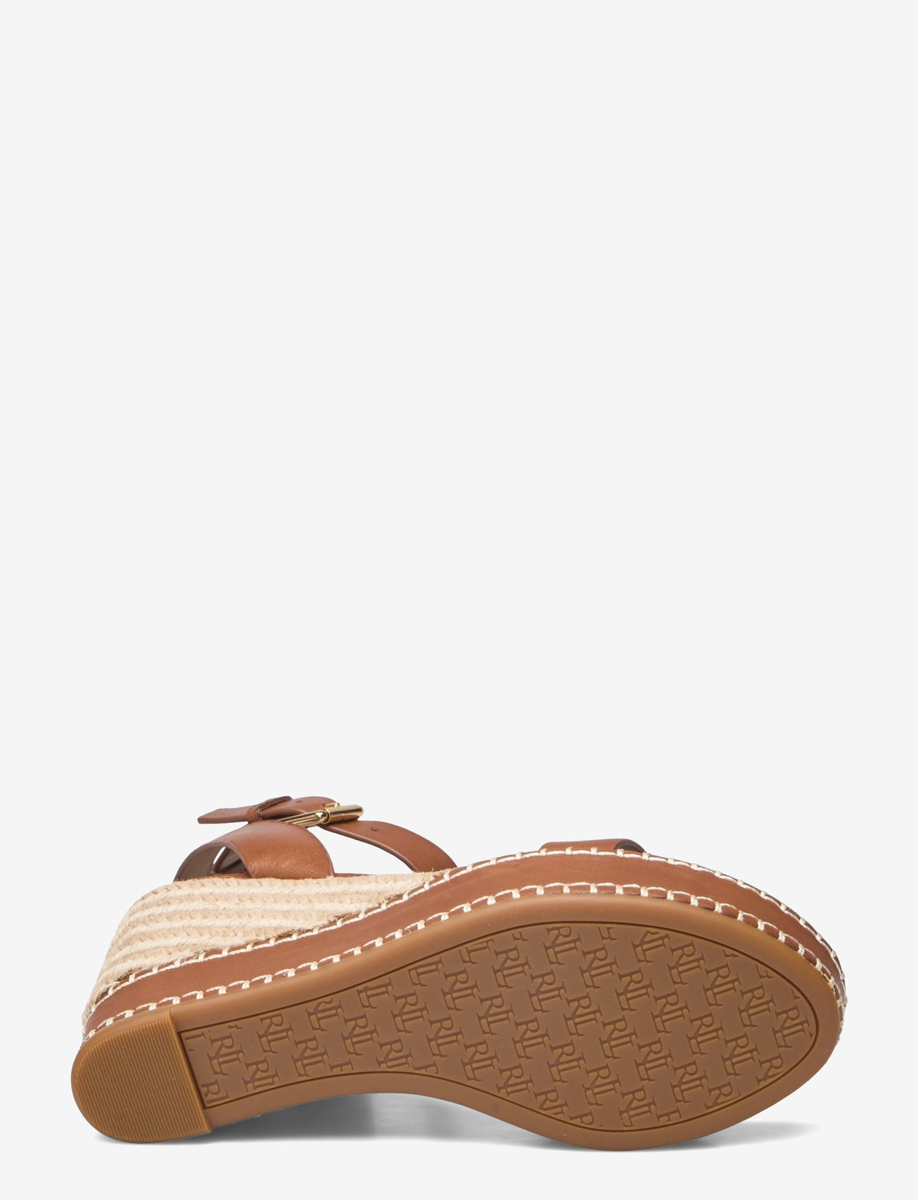 Lauren Ralph Lauren - Hilarie Burnished Leather Espadrille - espadrillid - deep saddle tan - 4