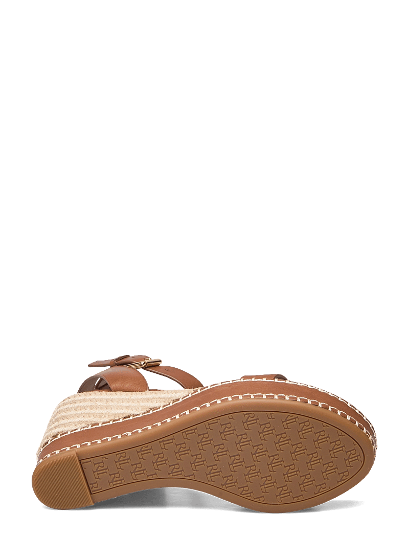 Lauren Ralph Lauren - Hilarie Burnished Leather Espadrille - espadrillid - deep saddle tan - 4