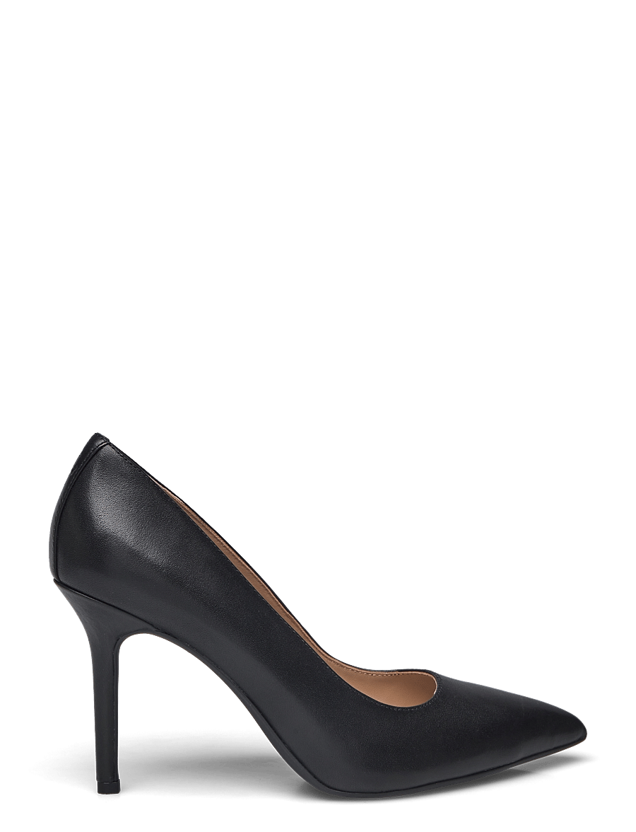 Lauren Ralph Lauren - Lindella II Burnished Leather Pump - black - 1