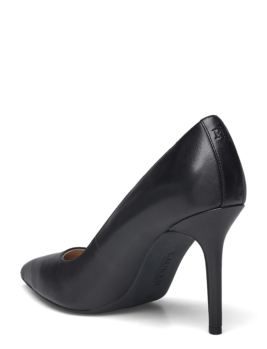 Lauren Ralph Lauren - Lindella II Burnished Leather Pump - black - 2