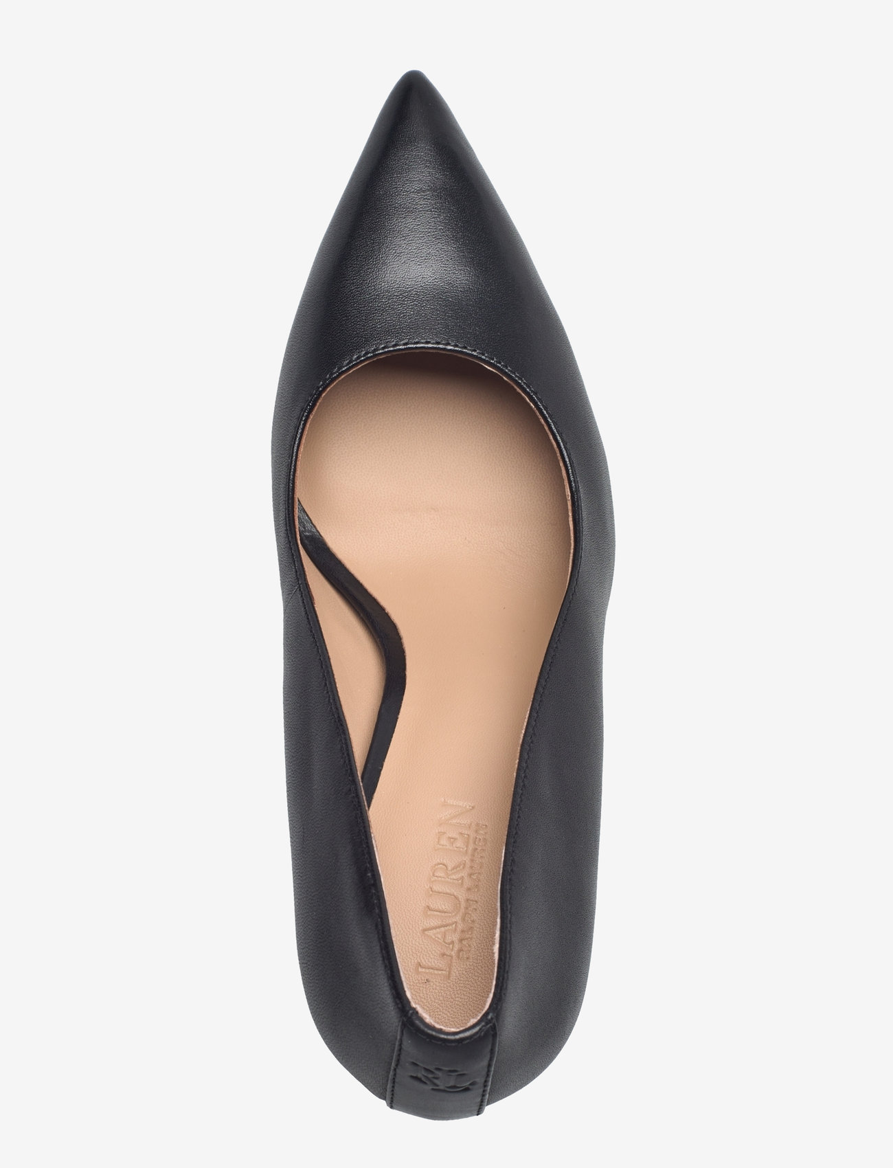 Lauren Ralph Lauren - Lindella II Burnished Leather Pump - black - 3