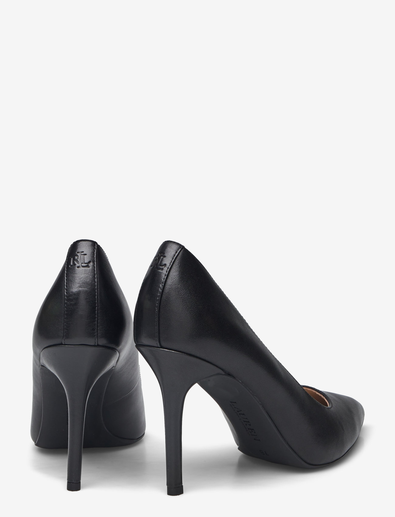 Lauren Ralph Lauren - Lindella II Burnished Leather Pump - black - 4