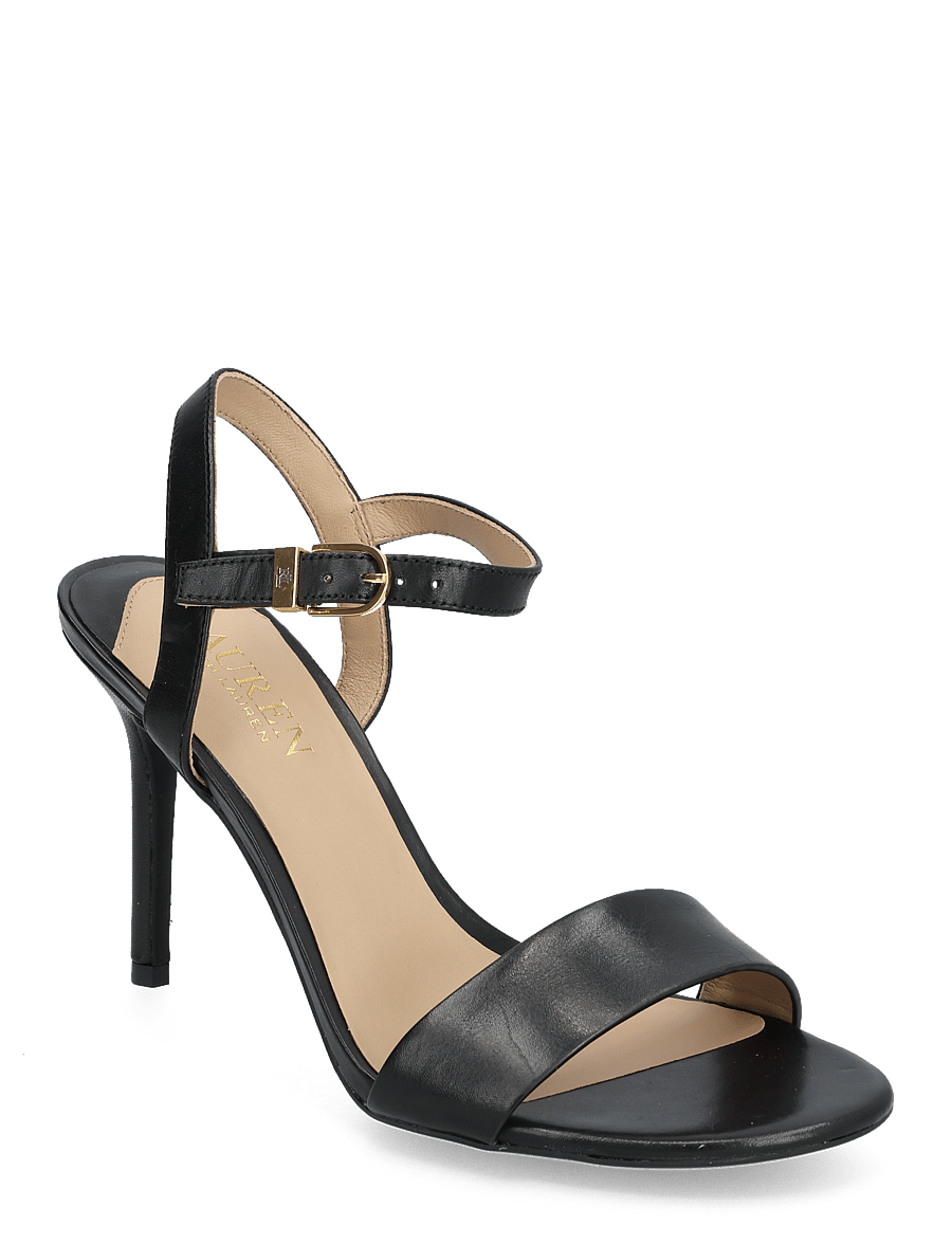 Lauren Ralph Lauren - BURNISHED CALF-GWEN-SN-DRS - sandaletten - black - 0