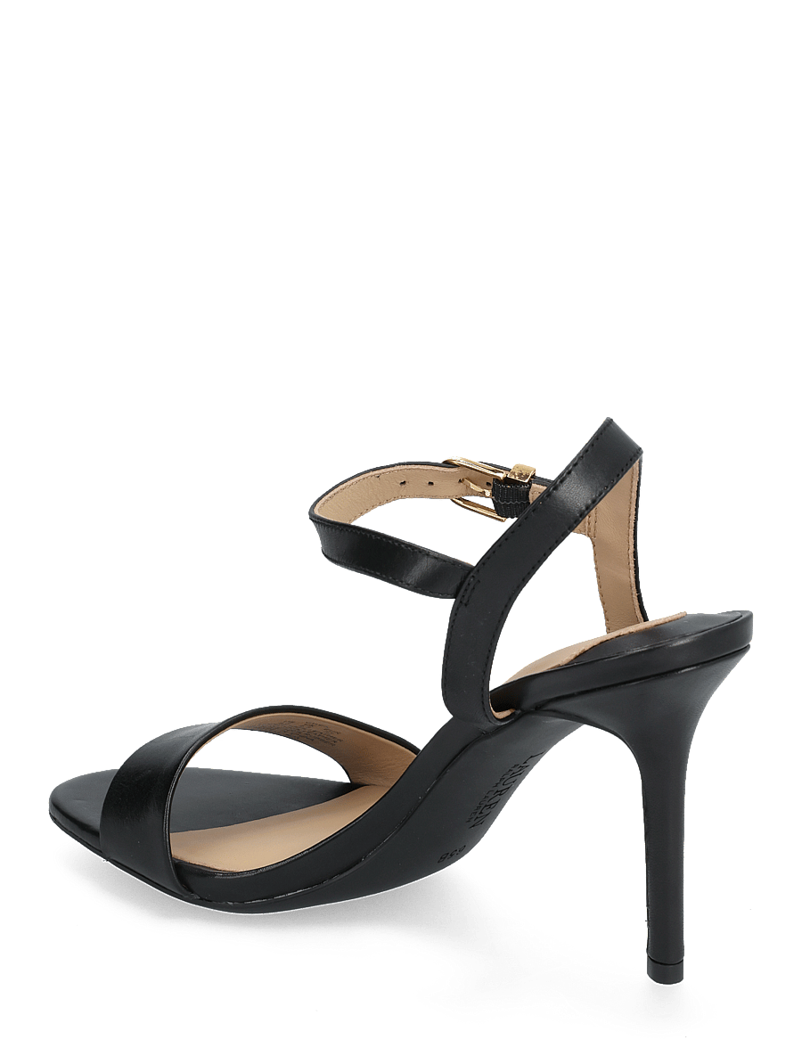 Lauren Ralph Lauren - BURNISHED CALF-GWEN-SN-DRS - sandaletten - black - 2