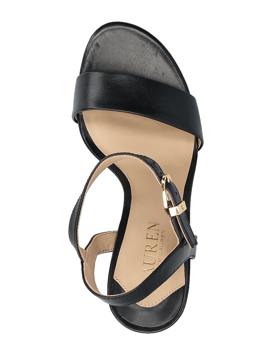 Lauren Ralph Lauren - BURNISHED CALF-GWEN-SN-DRS - sandaletten - black - 3