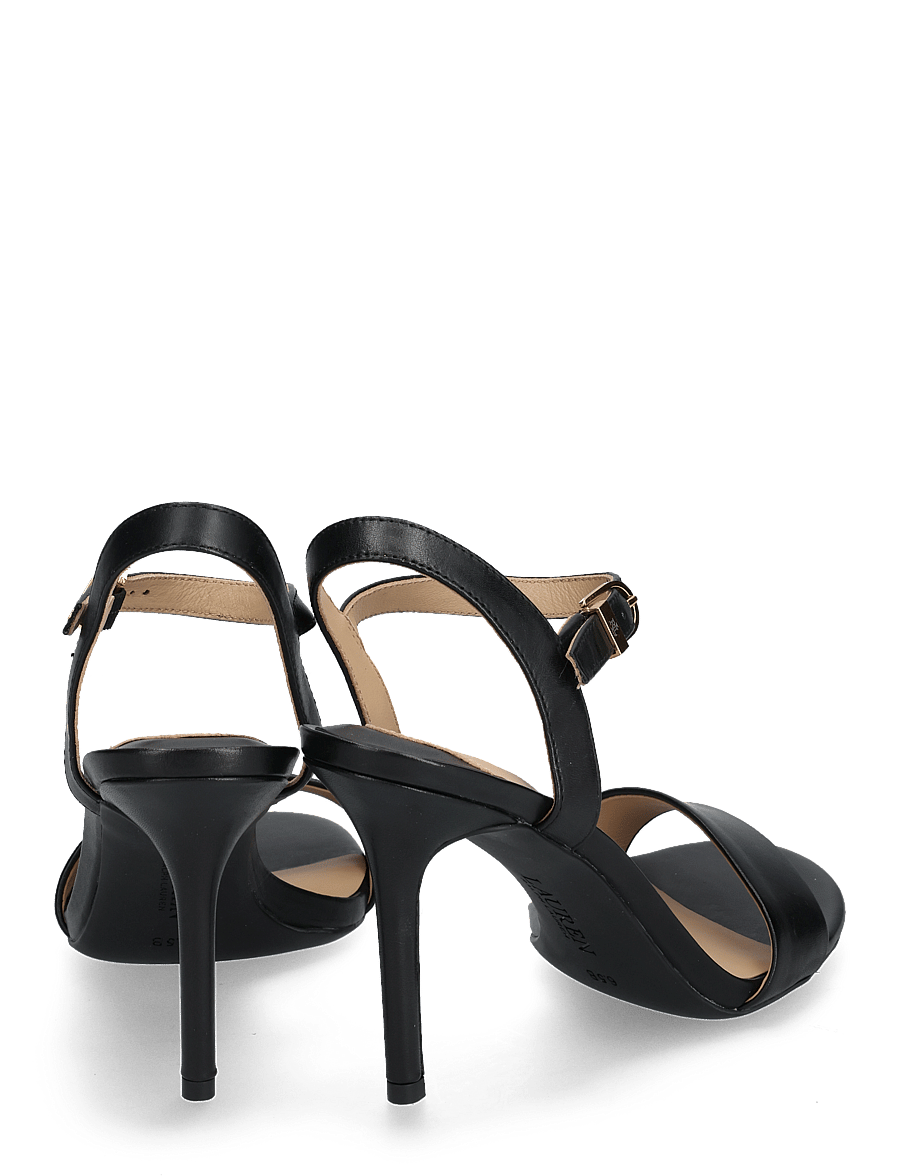 Lauren Ralph Lauren - BURNISHED CALF-GWEN-SN-DRS - sandaletten - black - 4