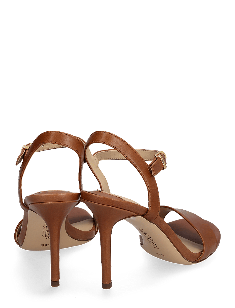 Lauren Ralph Lauren - BURNISHED CALF-GWEN-SN-DRS - sandaletten - deep saddle tan - 4