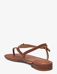 Lauren Ralph Lauren - Ellington Burnished Leather Sandal - matalat sandaalit - deep saddle tan - 2