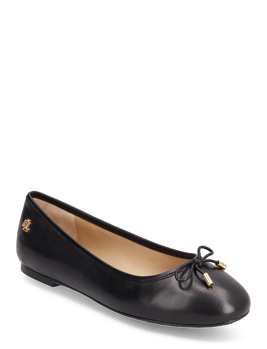 Lauren Ralph Lauren - Jayna Leather Flat - besondere anlässe - black - 0