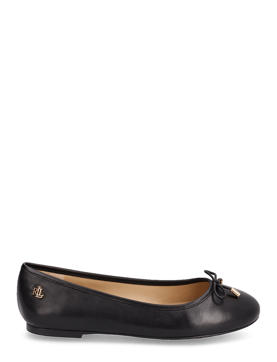 Lauren Ralph Lauren - Jayna Leather Flat - besondere anlässe - black - 1