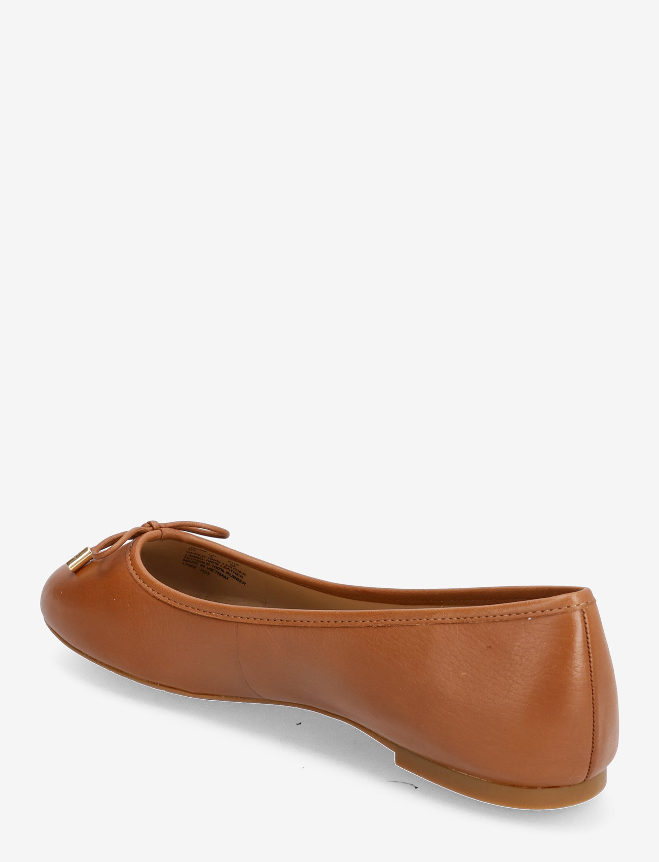 Lauren Ralph Lauren - Jayna Leather Flat - special occasions - deep saddle tan - 2