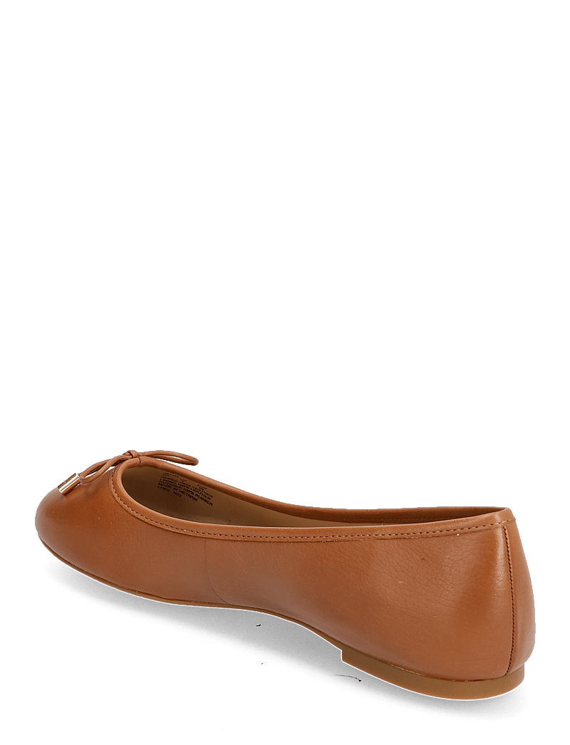 Lauren Ralph Lauren - Jayna Leather Flat - besondere anlässe - deep saddle tan - 2