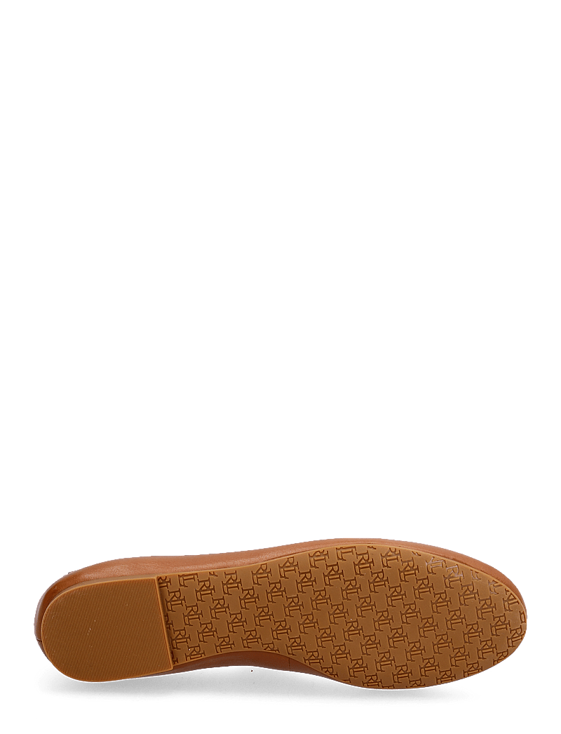 Lauren Ralph Lauren - Jayna Leather Flat - besondere anlässe - deep saddle tan - 4
