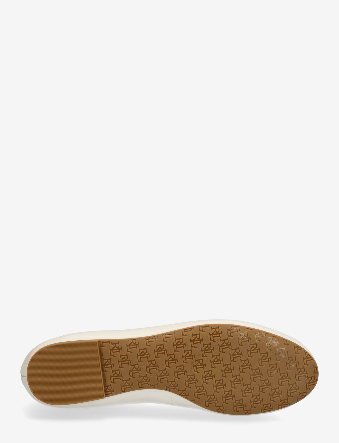 Lauren Ralph Lauren - Jayna Nappa Leather Flat - konfirmationstøj - soft white - 4