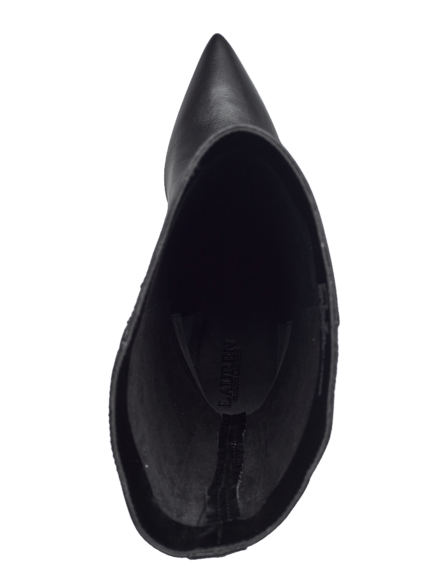 Lauren Ralph Lauren - Leannah Nappa Leather Boot - black - 3
