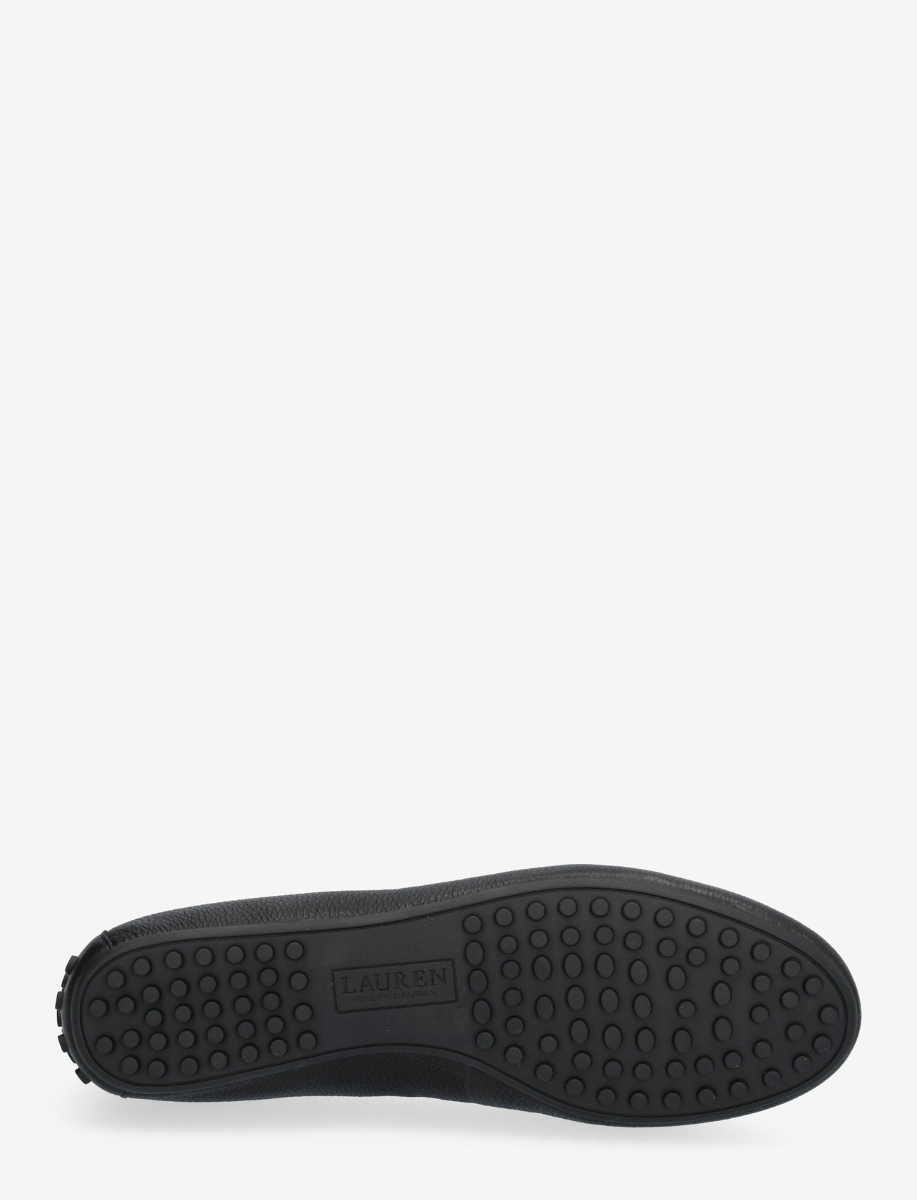 Lauren Ralph Lauren - Jayna Pebbled Leather Driver Flat - black - 4