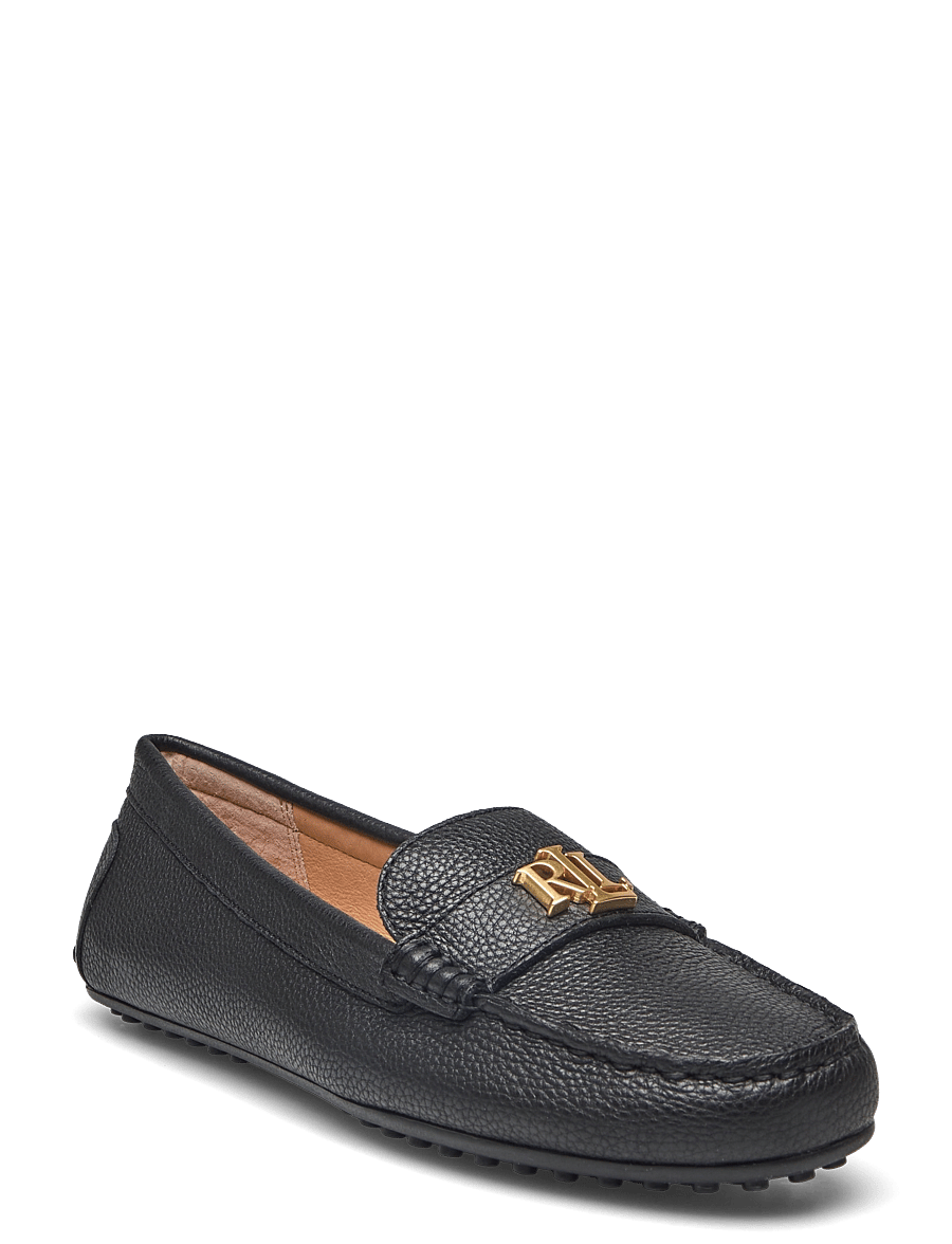 Lauren Ralph Lauren - Barnsbury Pebbled Leather Driver - bootsschuhe - black - 0