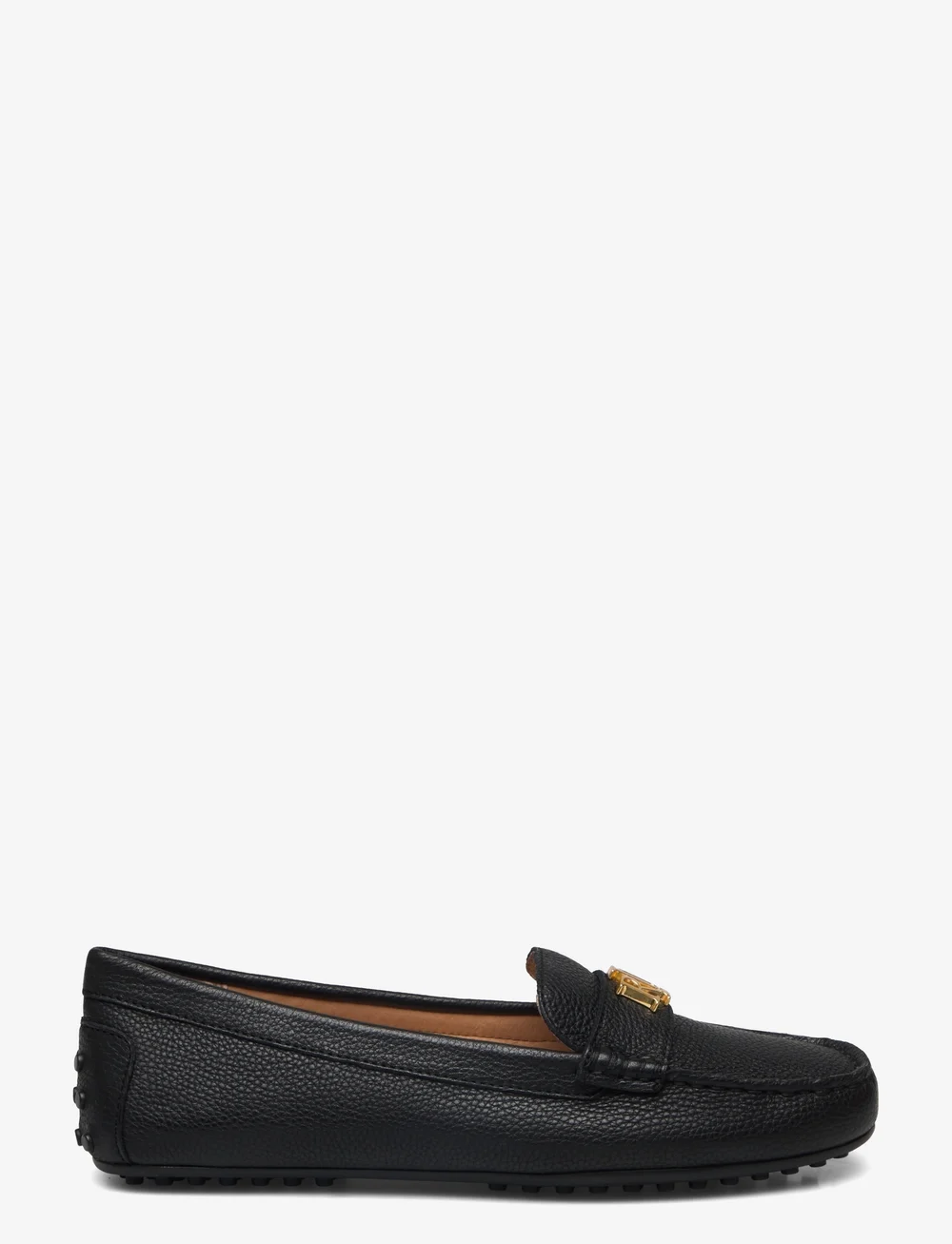 Lauren Ralph Lauren - Barnsbury Pebbled Leather Driver - konfirmation - black - 1