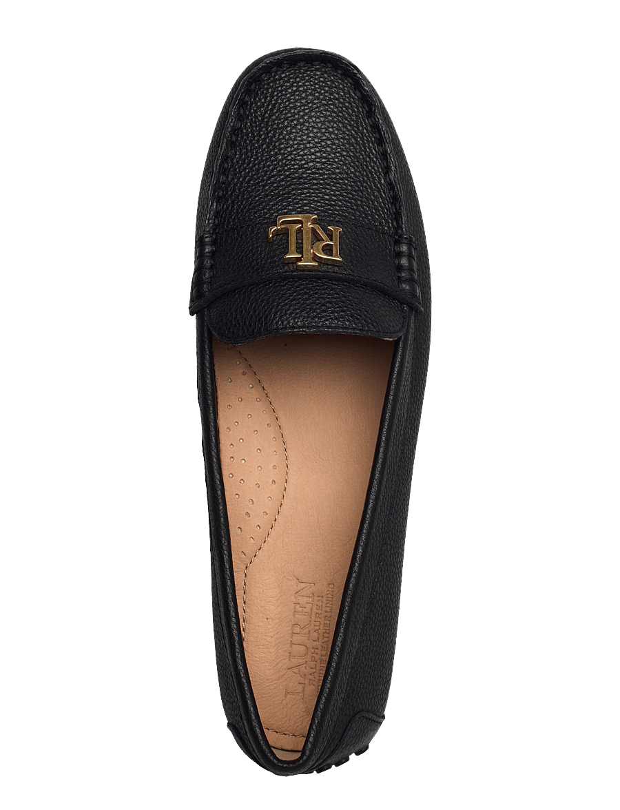 Lauren Ralph Lauren - Barnsbury Pebbled Leather Driver - bootsschuhe - black - 3