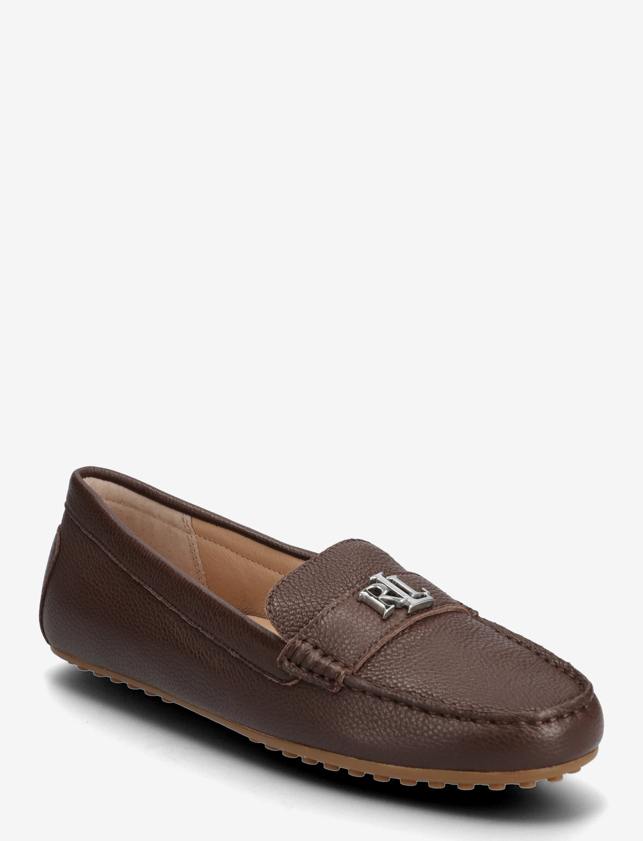 Lauren Ralph Lauren - Barnsbury Pebbled Leather Driver - dark hickory - 0