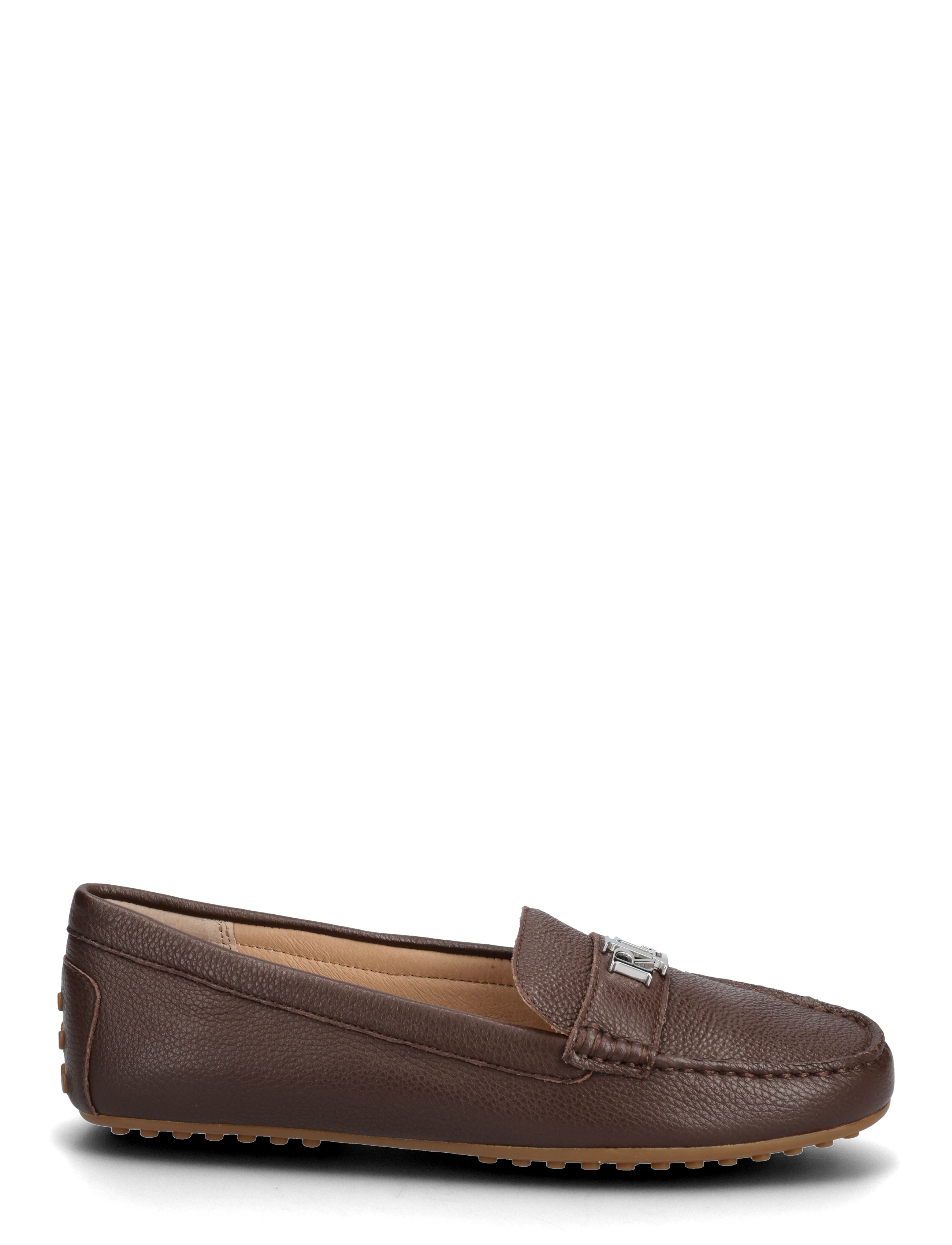 Lauren Ralph Lauren - Barnsbury Pebbled Leather Driver - dark hickory - 1