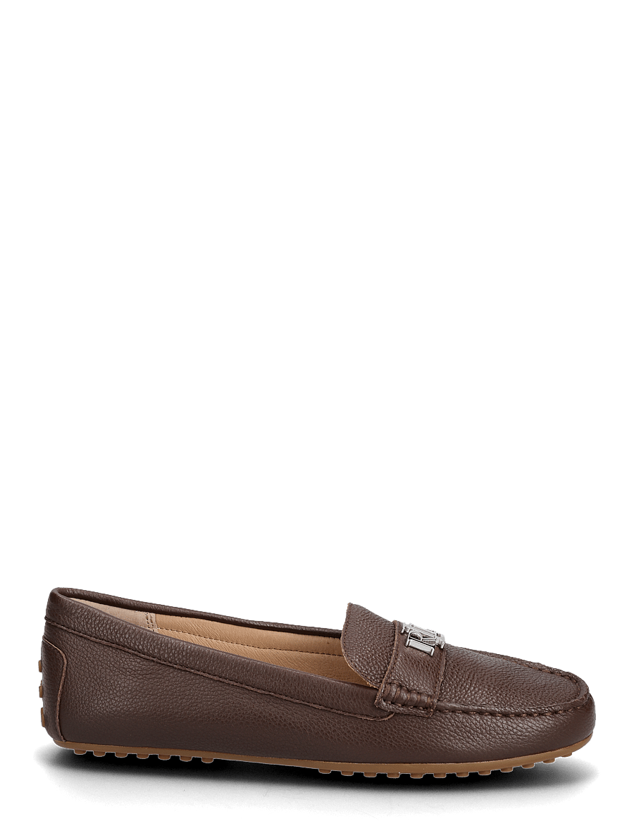 Lauren Ralph Lauren - Barnsbury Pebbled Leather Driver - seglarskor - dark hickory - 1