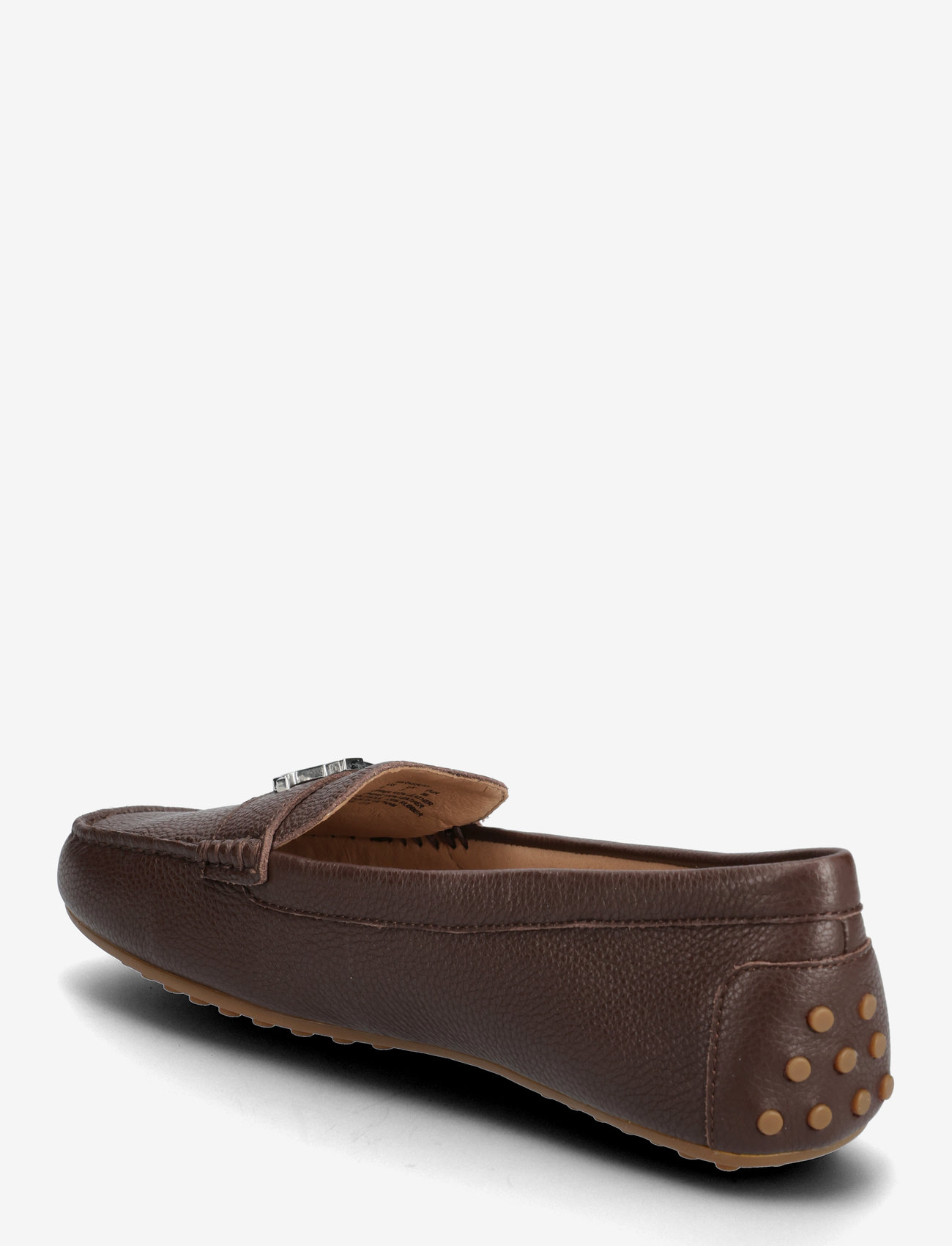 Lauren Ralph Lauren - Barnsbury Pebbled Leather Driver - dark hickory - 2
