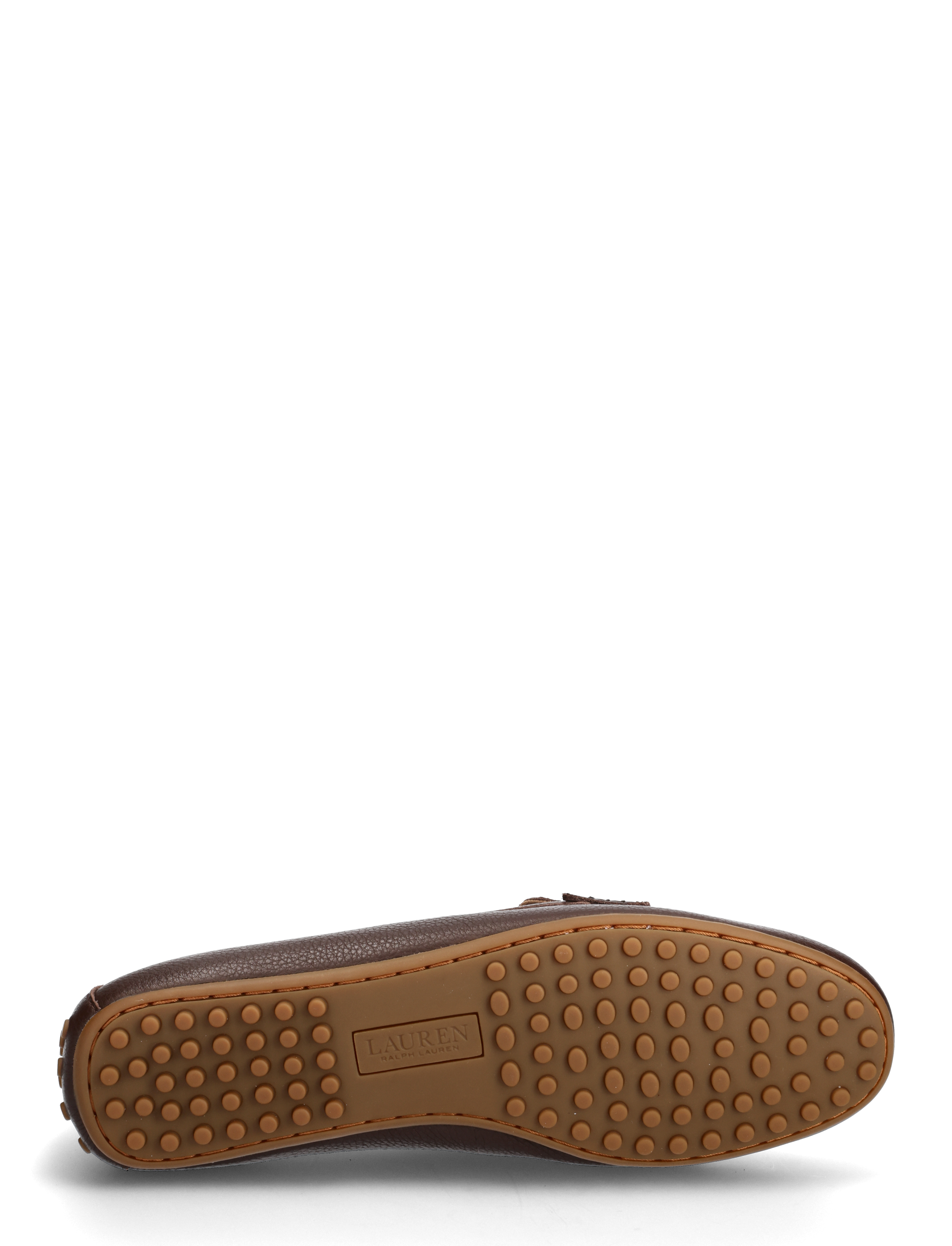 Lauren Ralph Lauren - Barnsbury Pebbled Leather Driver - dark hickory - 4