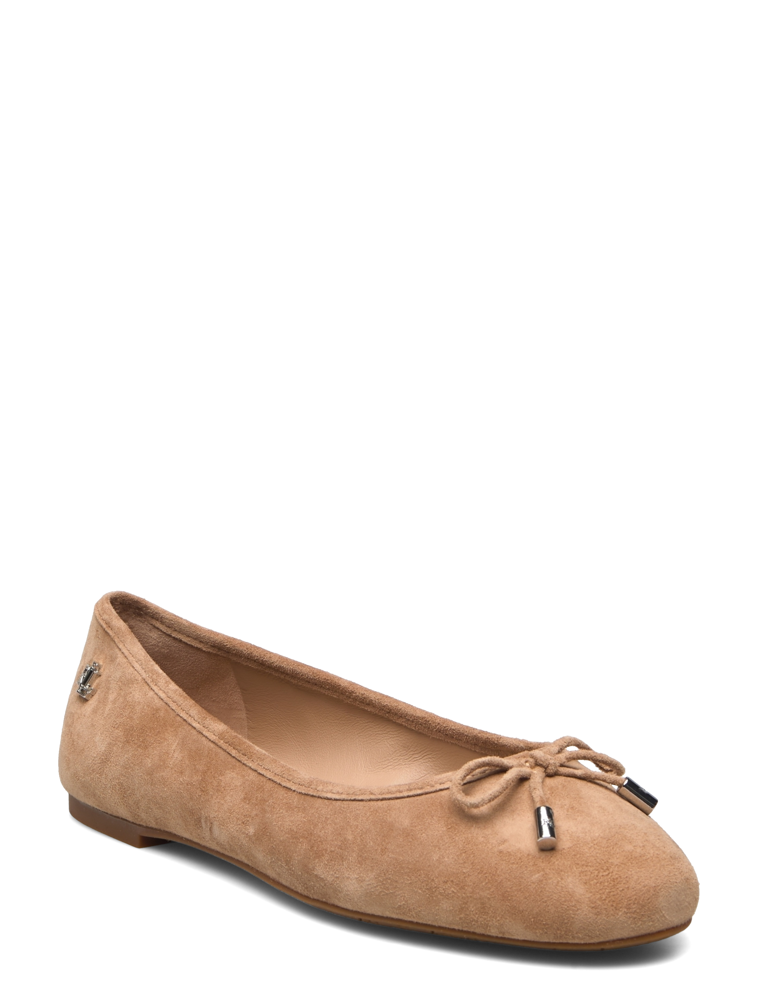 Lauren Ralph Lauren Jayna Suede Flat, Kvinder, Ballerinasko, Str: 41