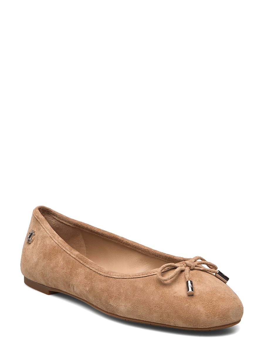 Lauren Ralph Lauren - Jayna Suede Flat - camel - 0