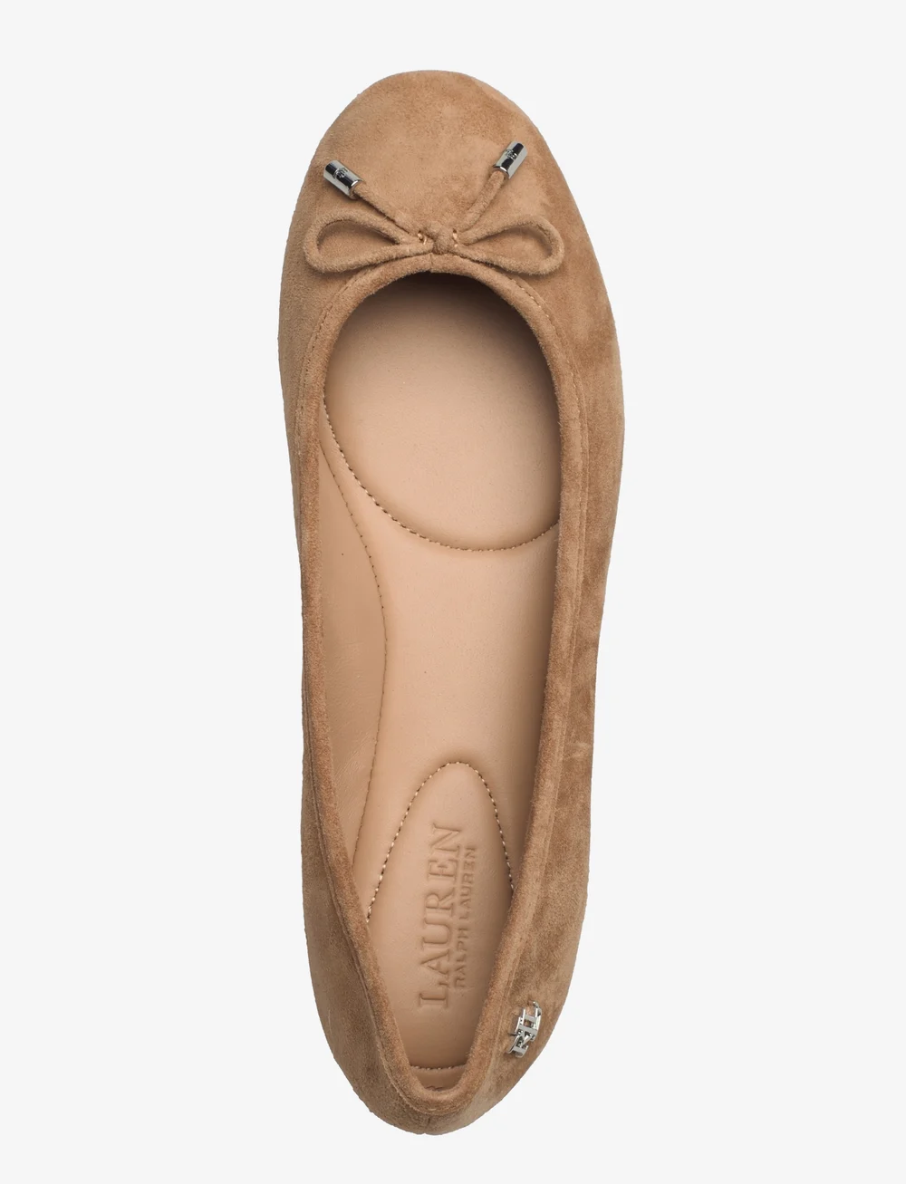 Lauren Ralph Lauren - Jayna Suede Flat - ballerinaer - camel - 3