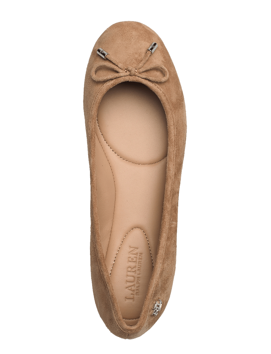 Lauren Ralph Lauren - Jayna Suede Flat - camel - 3