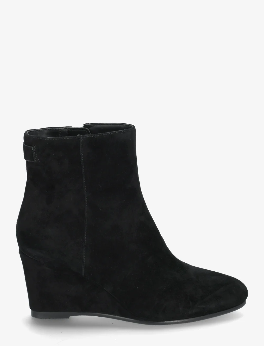 Lauren Ralph Lauren - Sherry Suede Bootie - støvletter - black - 1