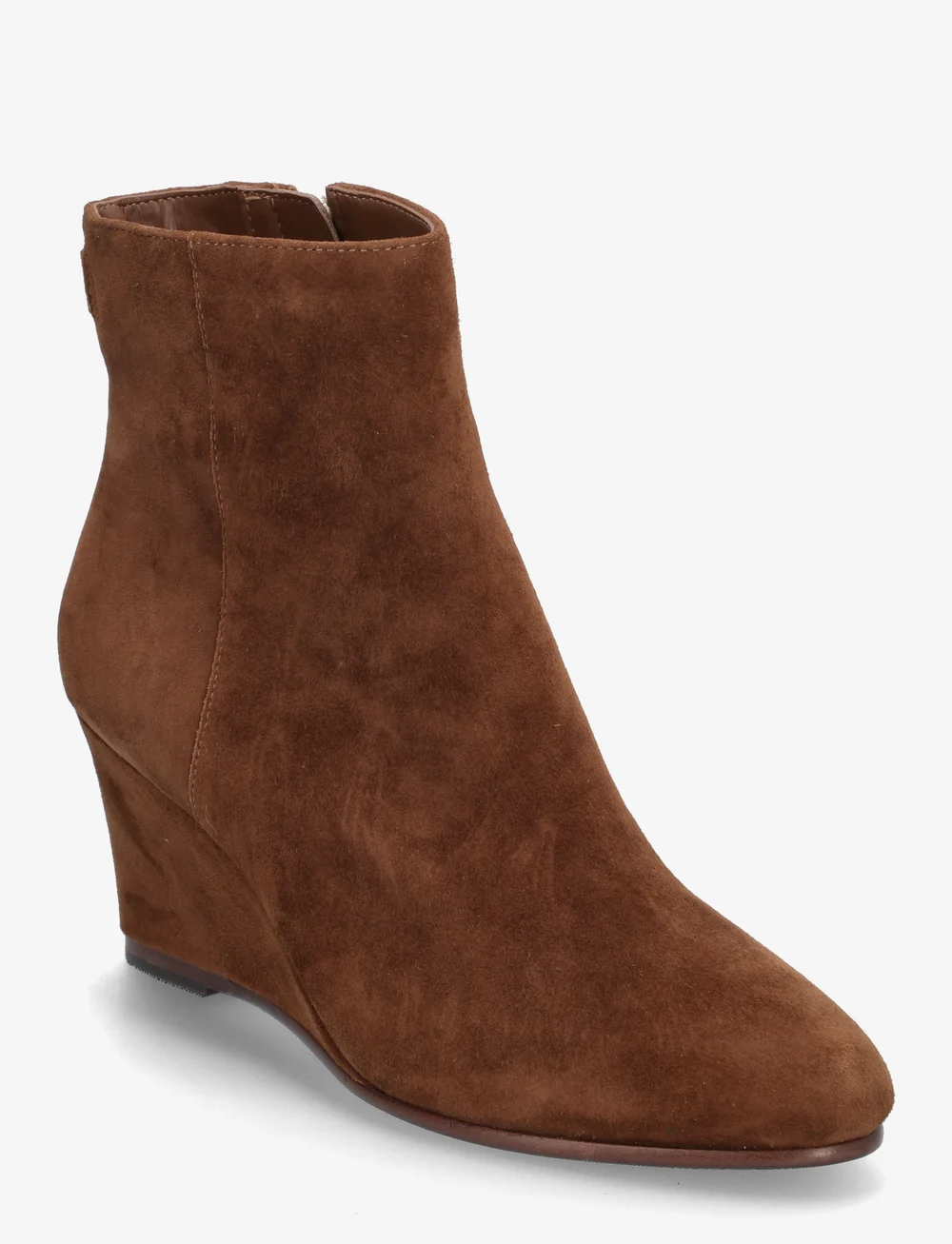 Lauren Ralph Lauren - Sherry Suede Bootie - støvletter - tobacco - 0