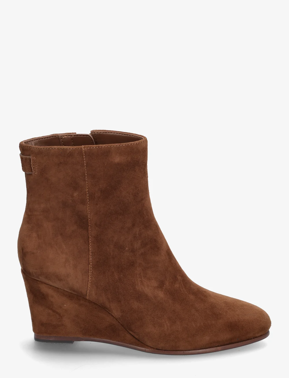 Lauren Ralph Lauren - Sherry Suede Bootie - støvletter - tobacco - 1