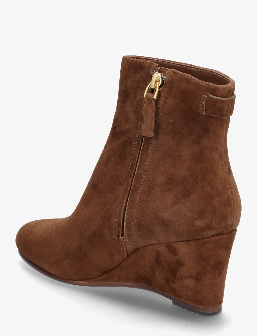 Lauren Ralph Lauren - Sherry Suede Bootie - støvletter - tobacco - 2