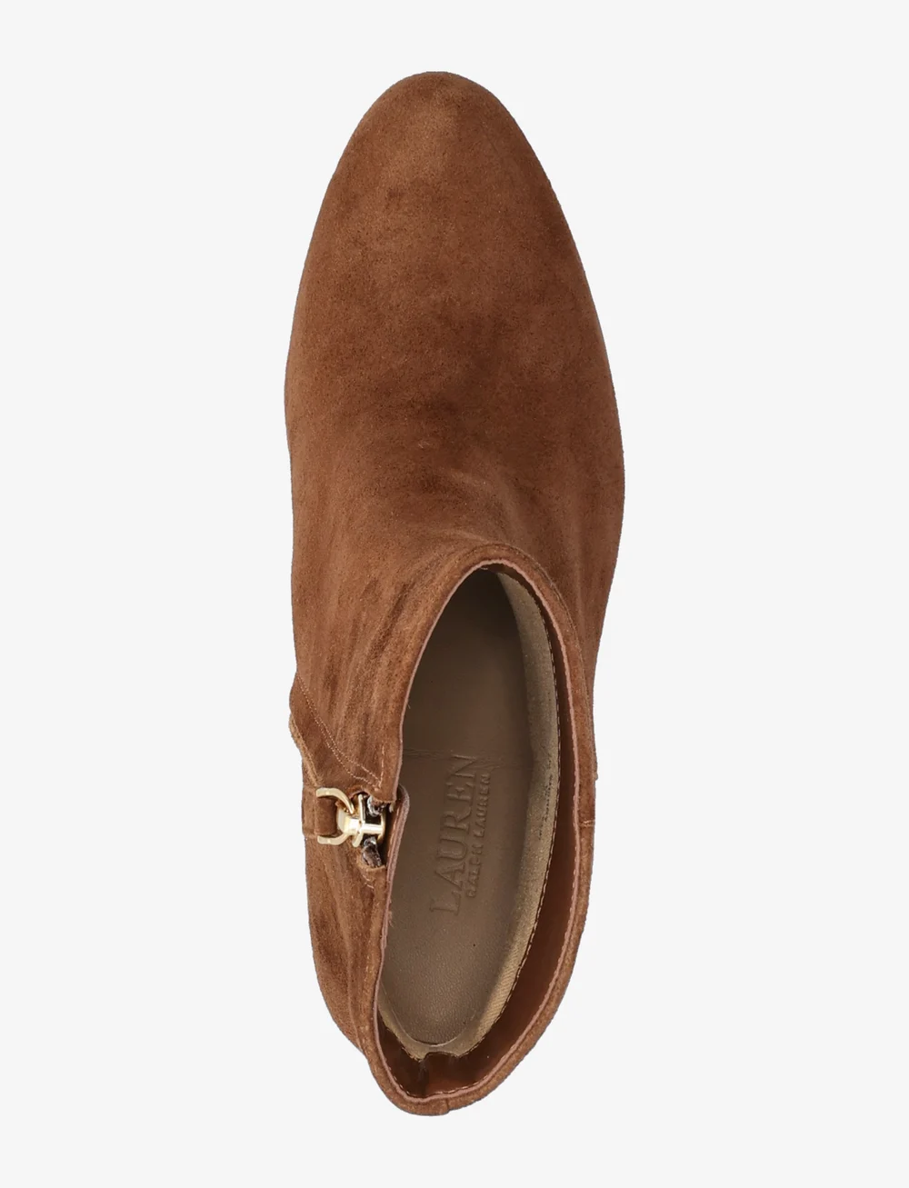 Lauren Ralph Lauren - Sherry Suede Bootie - støvletter - tobacco - 3