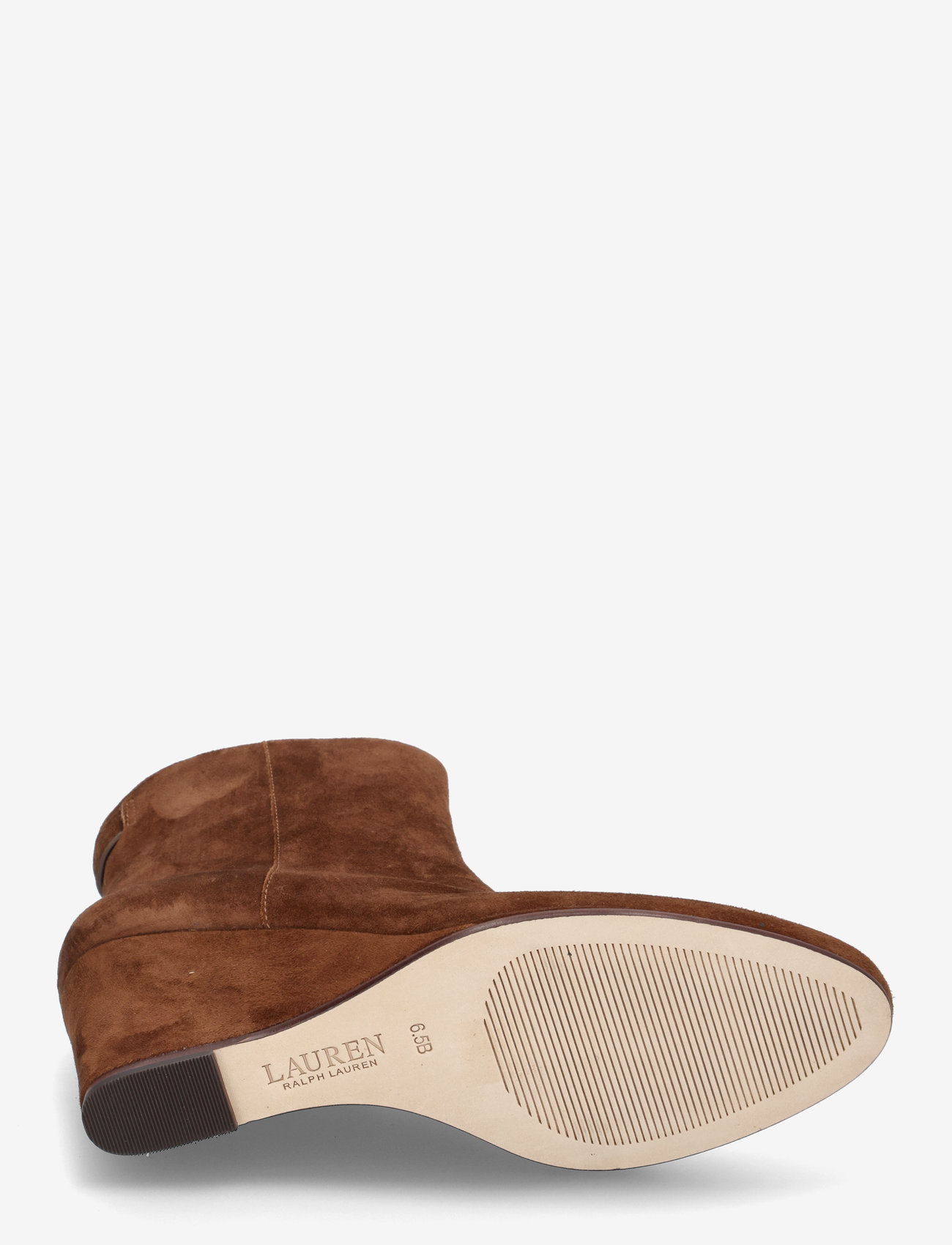 Lauren Ralph Lauren Sherry Suede Bootie – heeled ankle boots