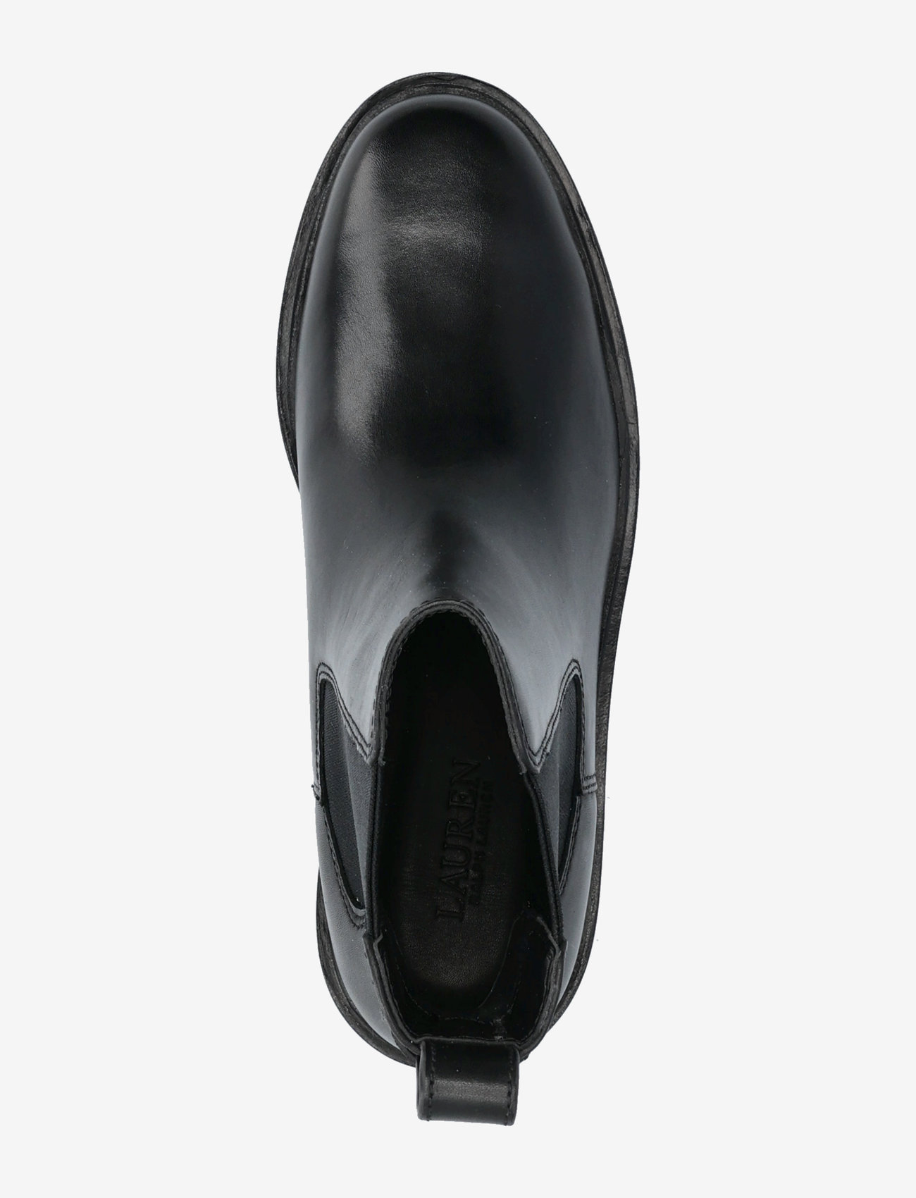 Lauren Ralph Lauren - Adrianna Burnished Leather Bootie - alltags-style - black - 3