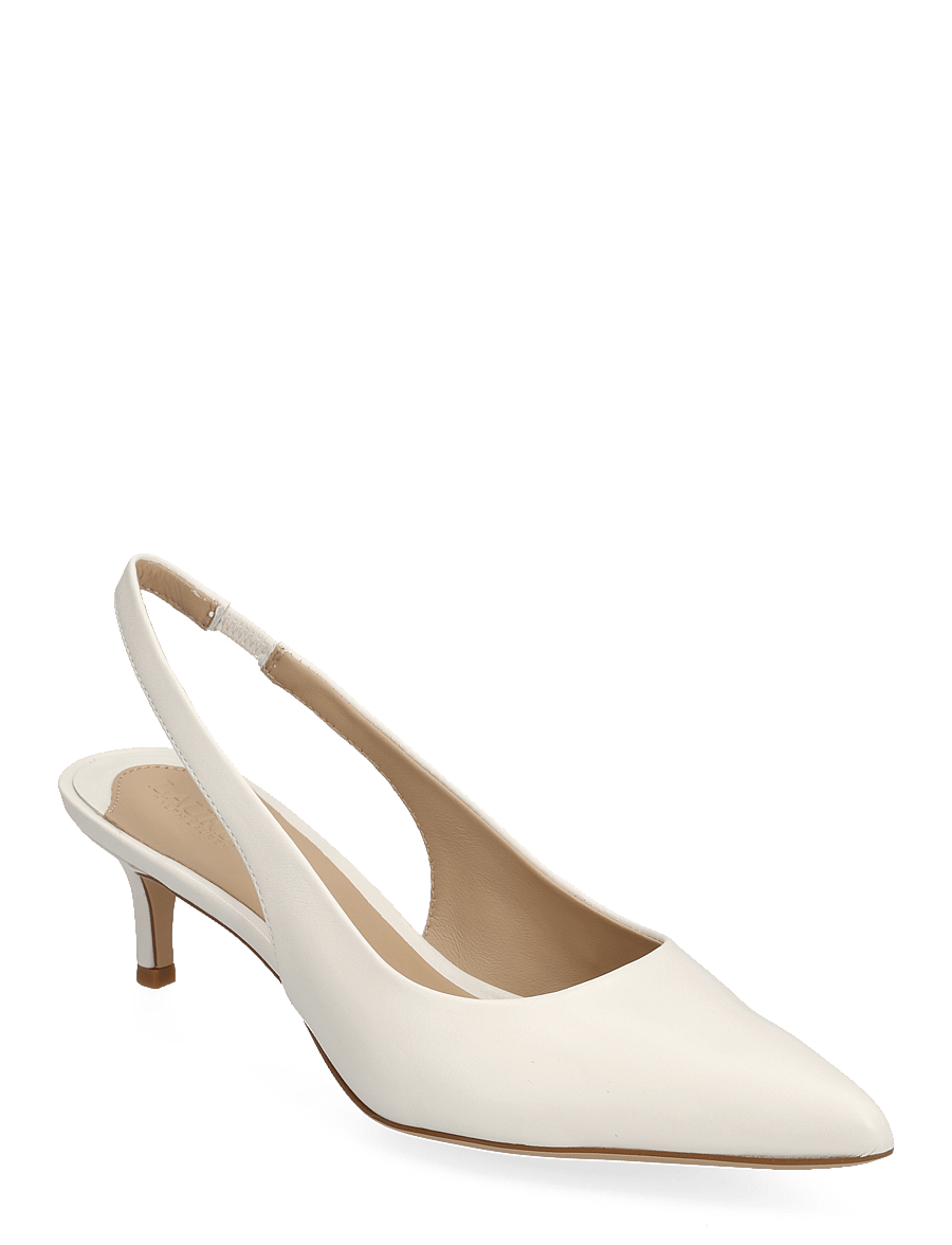Lauren Ralph Lauren - Lolah II Nappa Leather Slingback Pump - konfirmation - soft white - 0