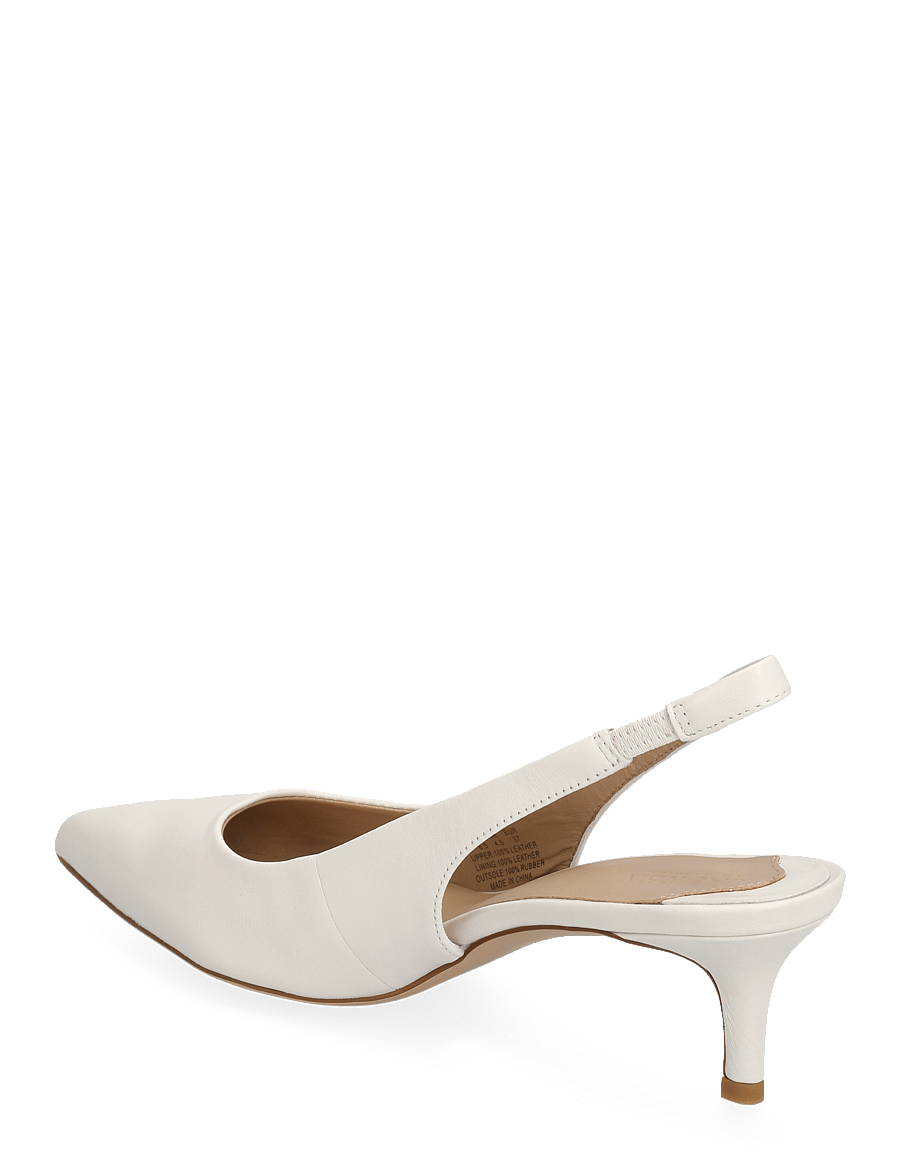 Lauren Ralph Lauren - Lolah II Nappa Leather Slingback Pump - konfirmation - soft white - 2