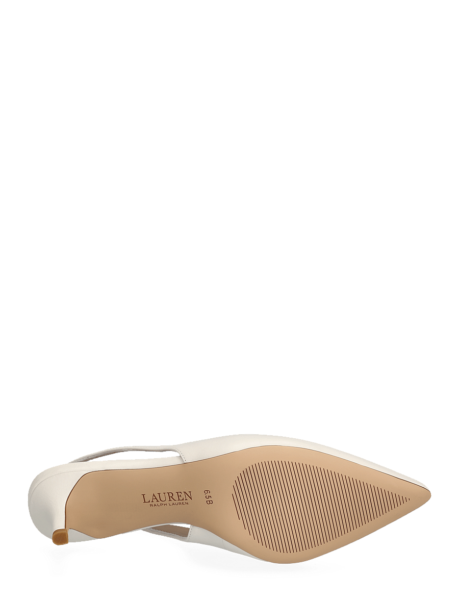 Lauren Ralph Lauren - Lolah II Nappa Leather Slingback Pump - konfirmation - soft white - 4