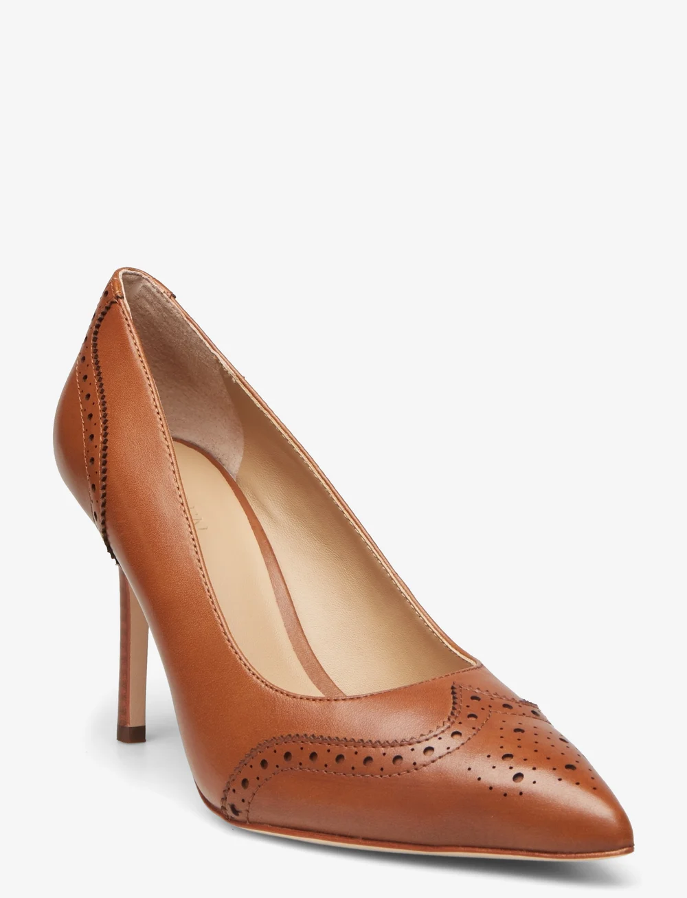 Lauren Ralph Lauren Lynden Burnished Leather Pump Classic pumps Boozt