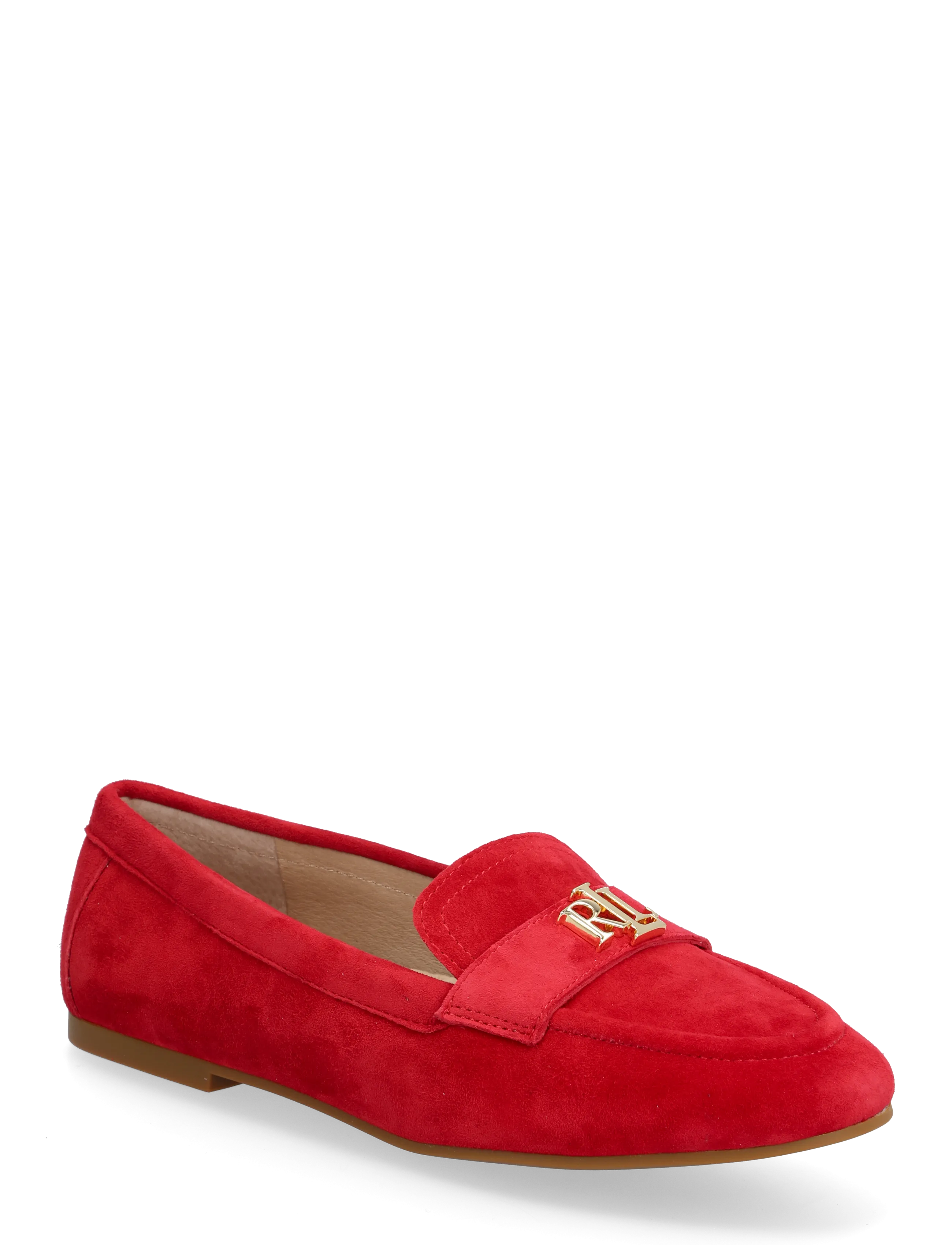Lauren Ralph Lauren Averi III Suede Loafer - Loafers - FESTIVE RED / red
