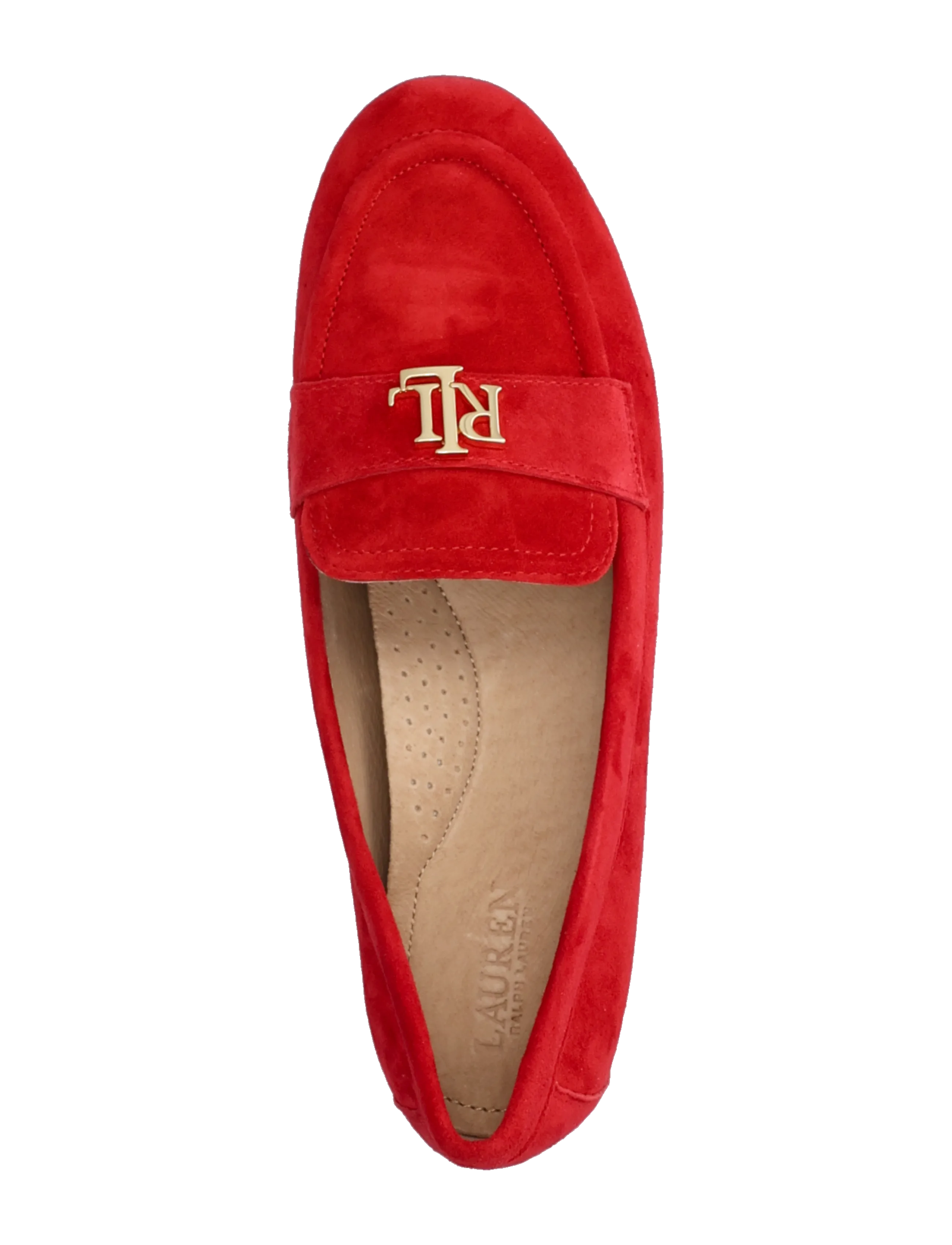 Lauren Ralph Lauren - Averi III Suede Loafer - fashion trends - festive red - 3