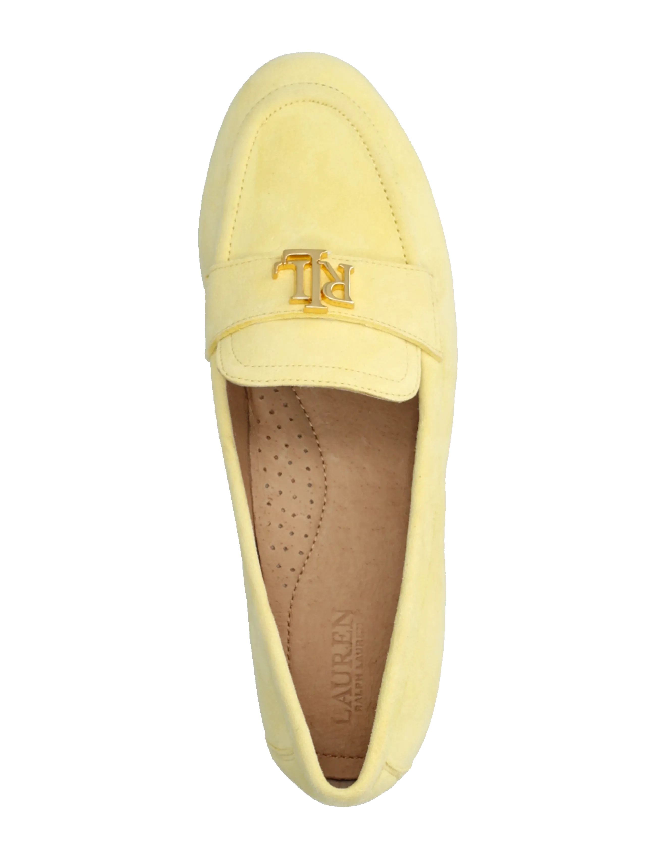 Lauren Ralph Lauren - Averi III Suede Loafer - fashion trends - lemon sorbet - 3